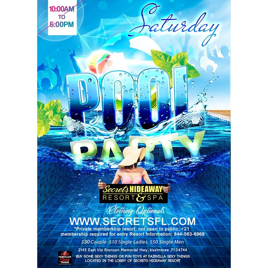 Saturday Pool Party 10am - 5pm: Sin City Takeover