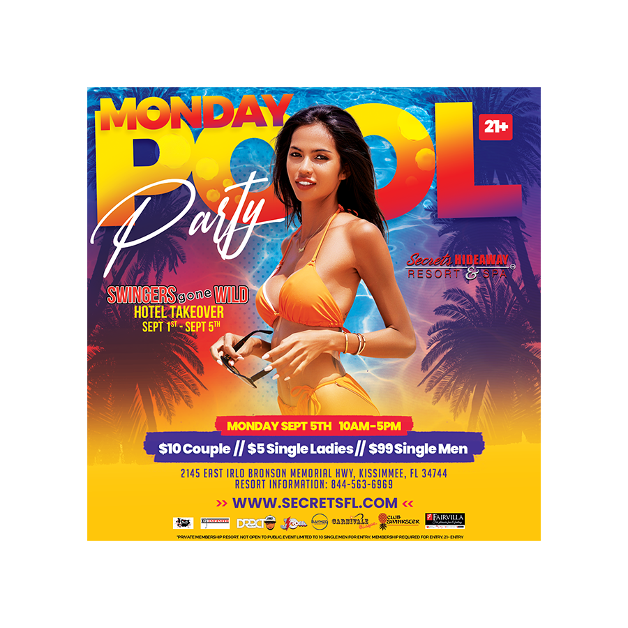 Monday Pool Party 10am - 5pm