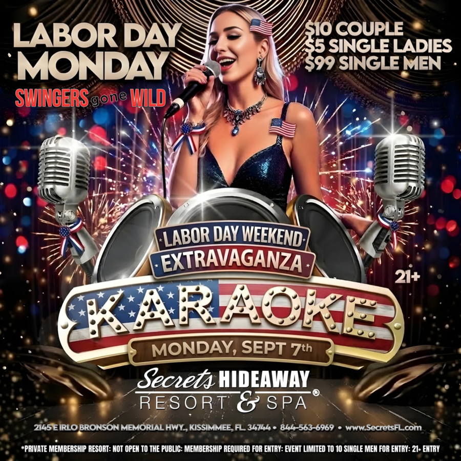 Labor Day Karaoke - Swingers Gone Wild®