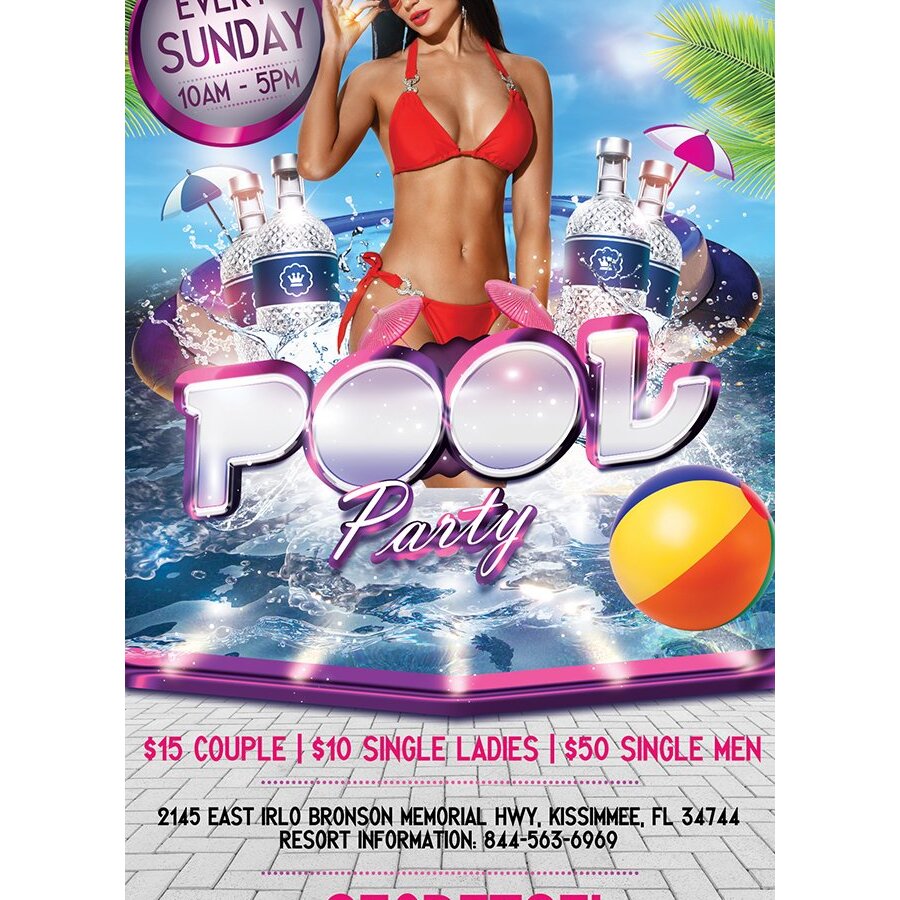 Sunday Pool Party 10am-5pm