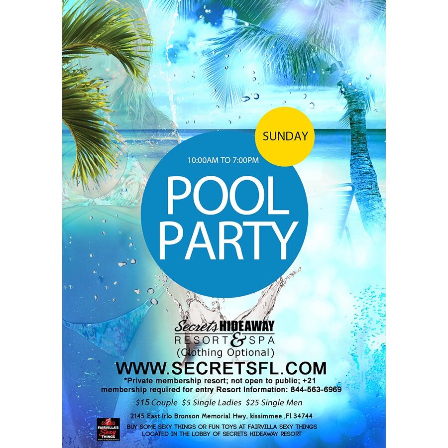 Sunday Pool Party 10am-5pm