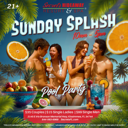 Pool Party 10am-5pm - Lusty Lovers Valentine's Takeover
