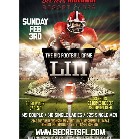 The Big Game Come As U Are