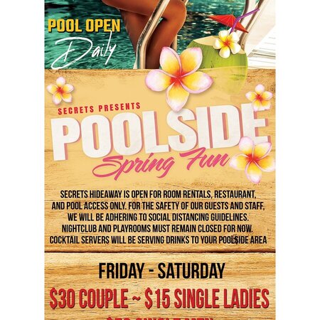 Friday Poolside Spring Fun