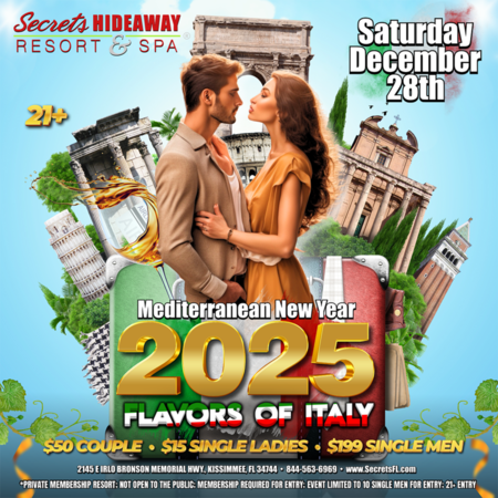 Flavors of Italy - Mediterranean New Year