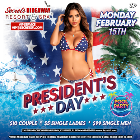 President’s Day Pool Party