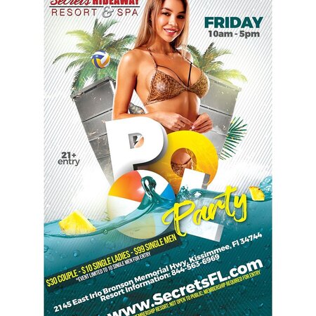 Friday Pool Party 10am-5pm - Lusty Lovers
