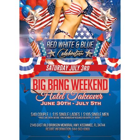 Red White & Blue - Big Bang Takeover