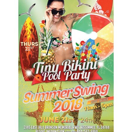 Tiny Bikini Pool Party 11am - 5pm