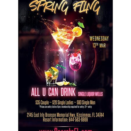 All U Can Drink - Spring Fling Takeover