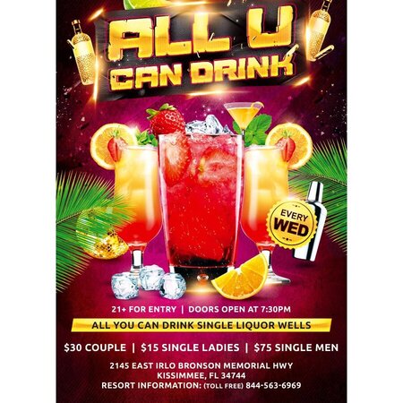 All U Can Drink Wednesday