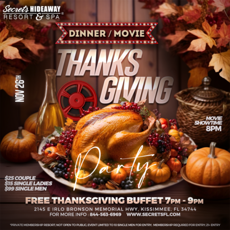 Thanksgiving - Dinner & a Movie