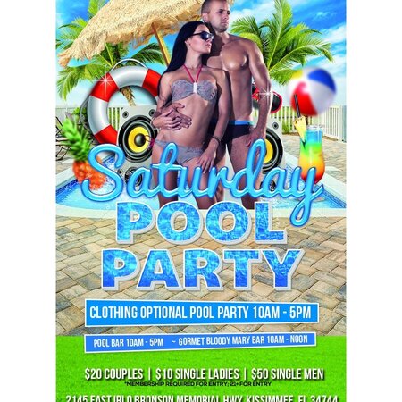 Saturday Pool Party 11am-5pm