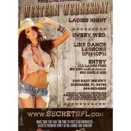 Western Wednesday - ALL LADIES FREE
