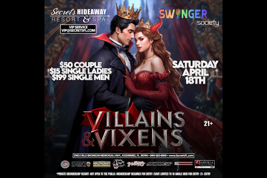 Swingers Society Takeover Weekend April 16-18