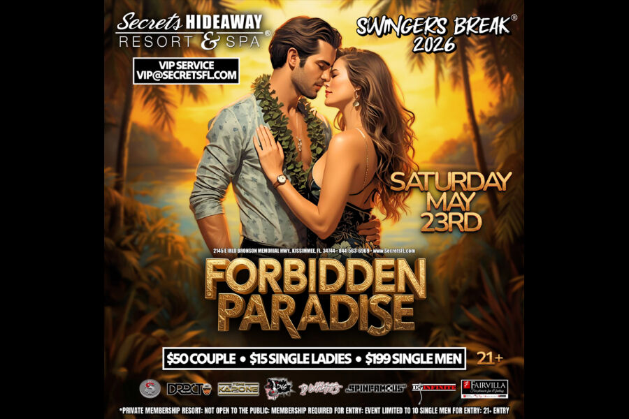 Swingers Break Memorial Day Weekend May 21-25