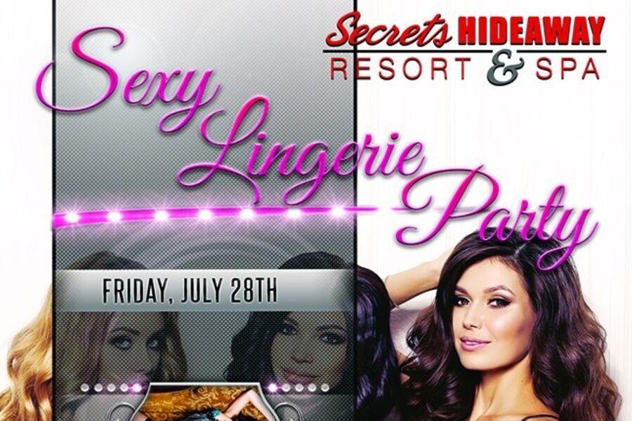 This week at Secrets Hideaway  Friends with Benefits Bash