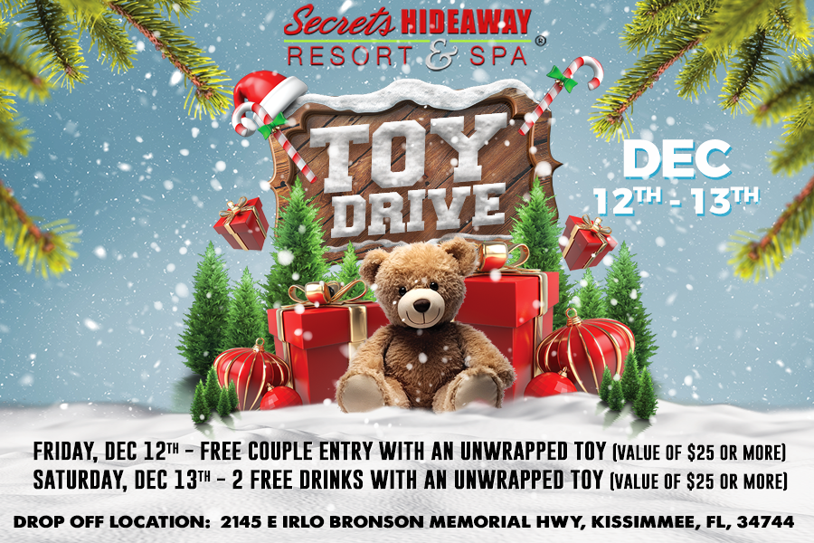 Toy Drive - Free entry and Drinks